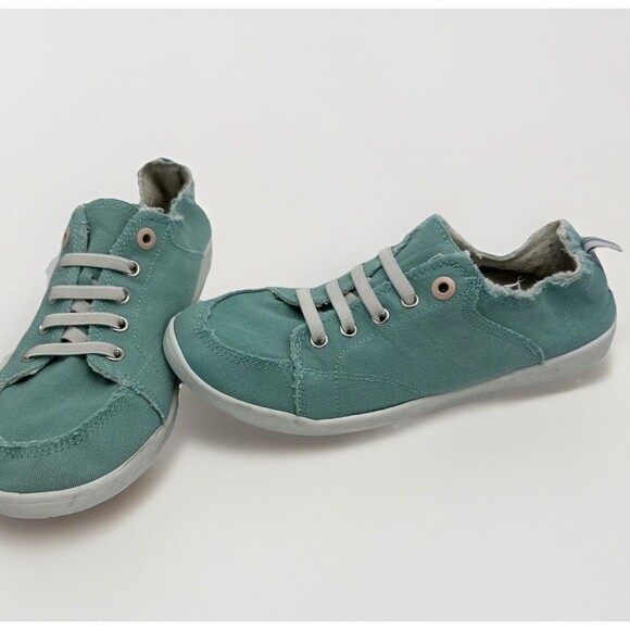 Vionic Beach Washable Canvas Casual Sneakers Pismo Size 9.5 Coastal Slip On - Picture 4 of 8